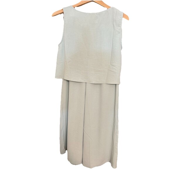Royalamp Light Blue 2pc Wide Leg Capri Pant Set Sm. - Picture 3 of 6